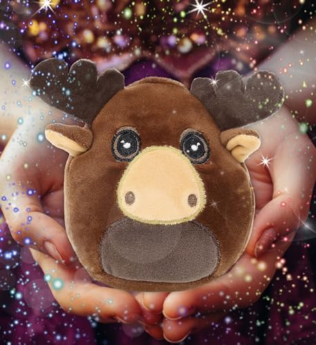 DolliBu Snug Mooshies Moose Stuffed Animal - 4 Inch