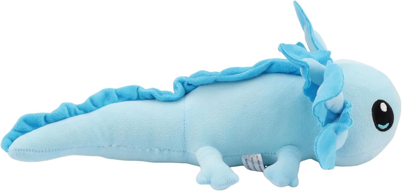 Realistic Blue Axolotl Plush Toy 177 In