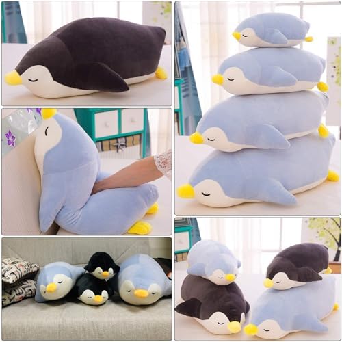 DENTRUN Penguin Plush Stuffed Animals 2244 Inch Blue
