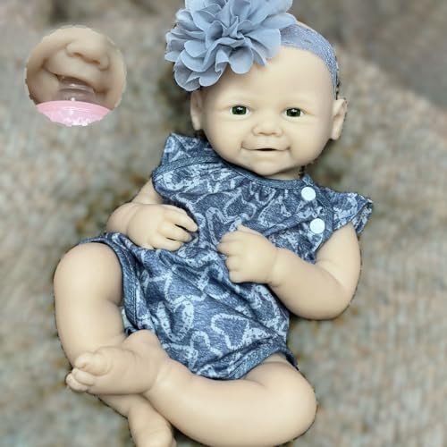 18 Inch Unpainted Reborn Silicone Baby Doll