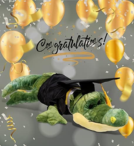 DolliBu Alligator Graduation Plush - 18 Inches with Personalization