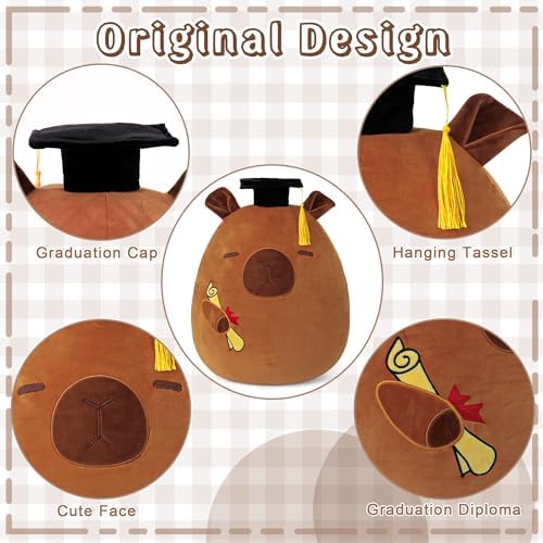 Capybara Graduation Plush Stuffed Animal 18