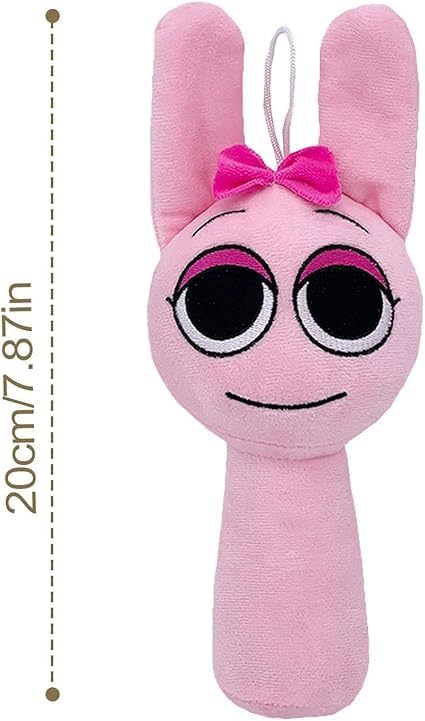 Sprunki Game Plush Pillow Doll Pink