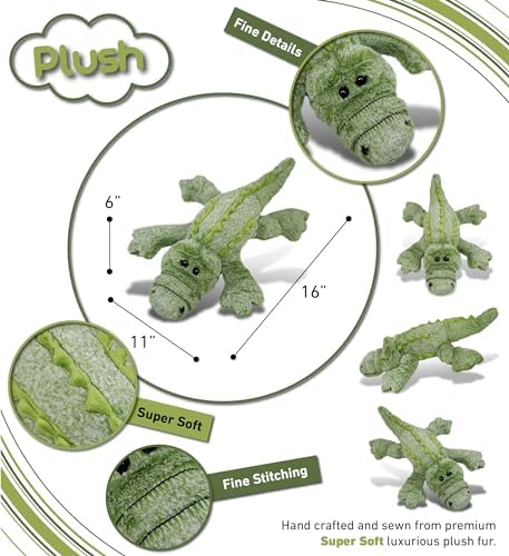 Puzzled DolliBu Alligator Large Stuffed Animal