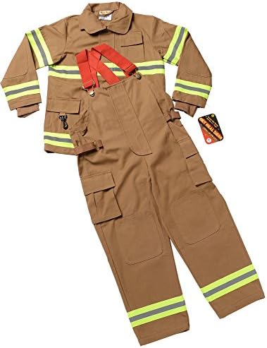 Aeromax Jr Fire Fighter Suit Tan Size 68