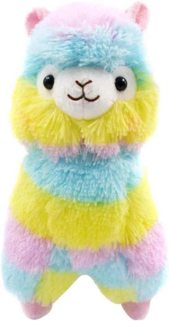 137 Inch Rainbow Llama Plush Toy for Kids and Adults