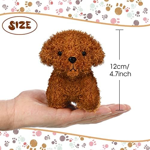 Skylety 12-Pack 5 Mini Dog Plush Toys Set