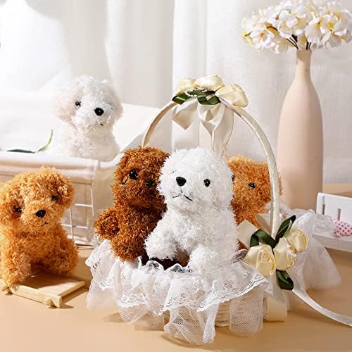 Skylety 12-Pack 5 Mini Dog Plush Toys Set