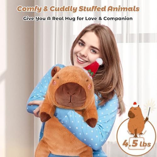 Bobbie Laxi 25 Capybara Weighted Plush Toy 1