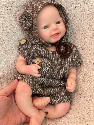 Abenduot 16 Inch Silicone Newborn Baby Boy Doll