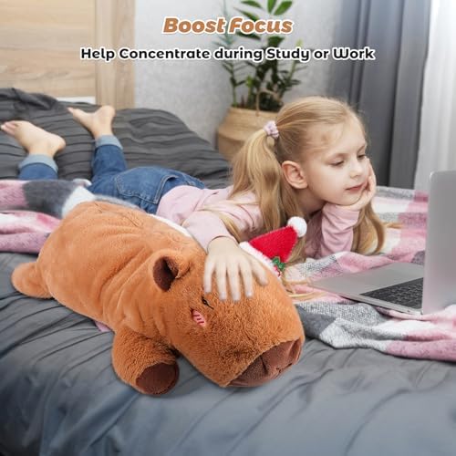 Bobbie Laxi 25 Capybara Weighted Plush Toy 1