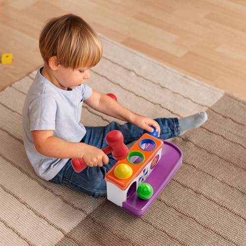 Lollipop Baby Hammer Toy Set - 3 Balls Child-Friendly Hammer