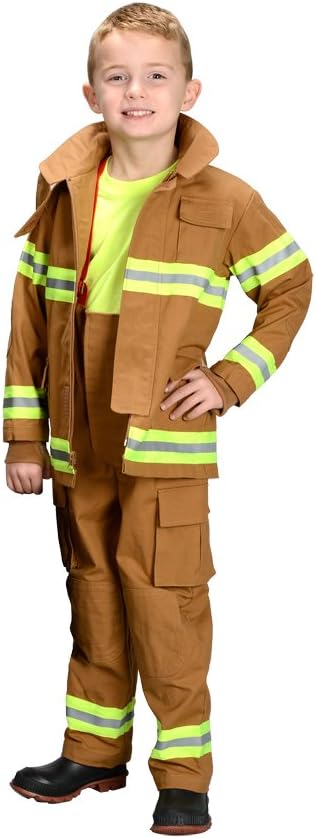 Aeromax Jr Fire Fighter Suit Tan Size 68