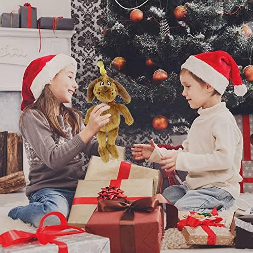 RELIGES Green Christmas Monster Plush - Festive Stuffed Animal for Boys and Girls