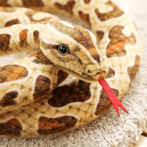 80 Inch Realistic Snake Plush Toy for Kids 1