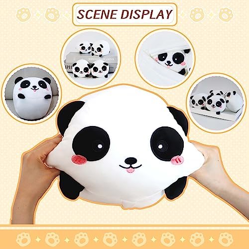 AtoBaby Cute Panda Plush Toy - 16 Inches with 4 Babies