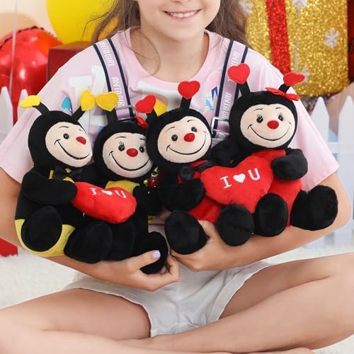 Yohaki Cute Bee Plush Stuffed Animal 2 in 1 Soft Plushie
