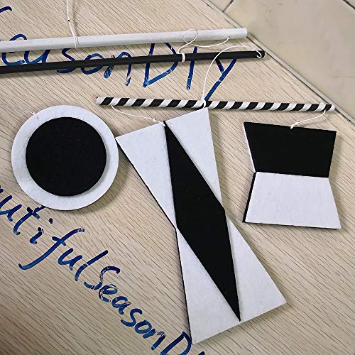 LERYDESI Montessori Baby Mobile White Black Thick Felt Mobile