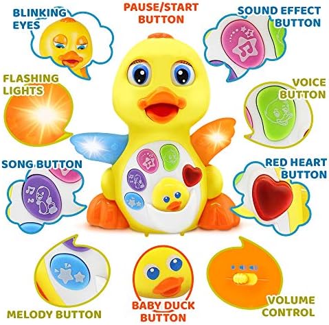 Stone and Clark Dancing Easter Duck with Lights and Music