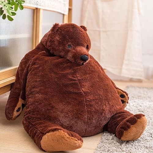 Giant Plush Teddy Bear Dark Brown 315 Inch Cuddly Toy