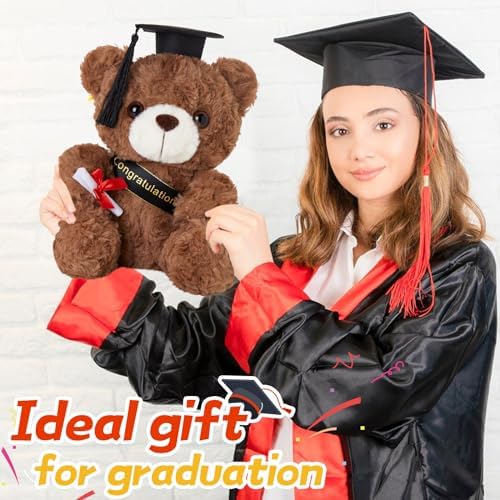 Athoinsu 9 Graduation Bear with Black Cap