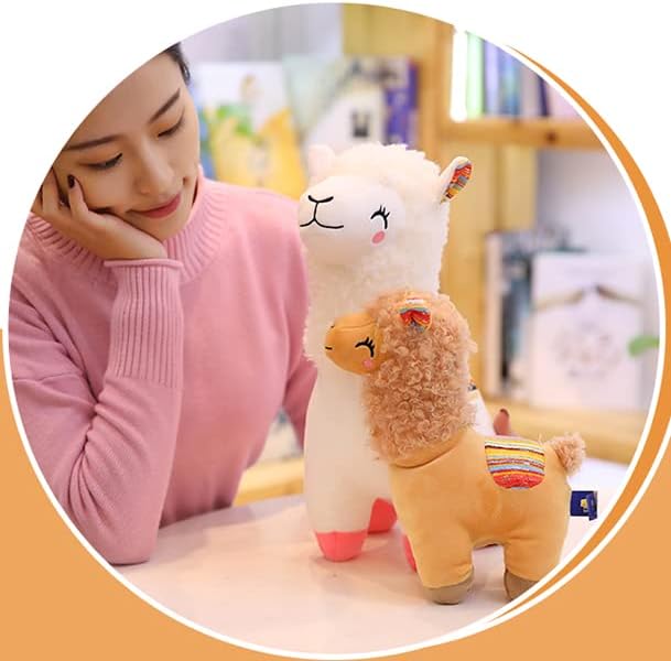 Cute Plush Alpaca Stuffed Animal Fluffy Llama Toy for Kids and Lovers