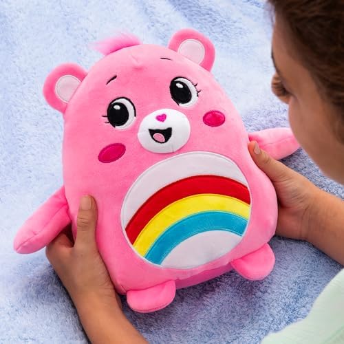 Care Bears Squishy Cheer Bear - 10 Plush Huggable Pink Toy