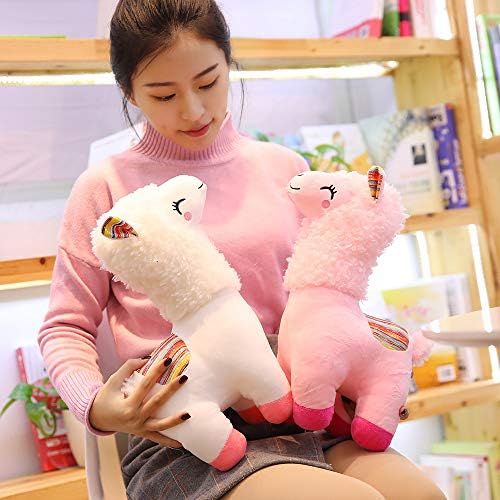Cute Plush Alpaca Stuffed Animal Fluffy Llama Toy for Kids and Lovers