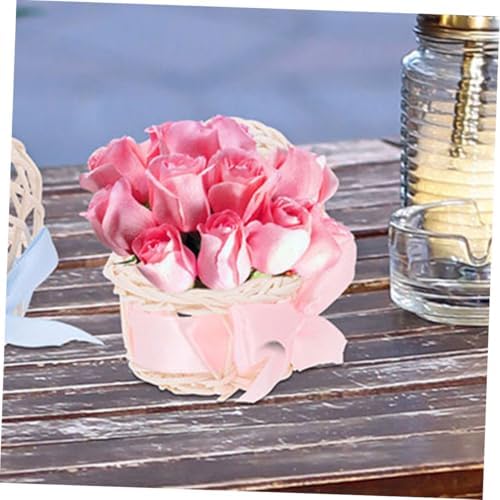 BESPORTBLE Mini Woven Rattan Basket Decor 6pcs