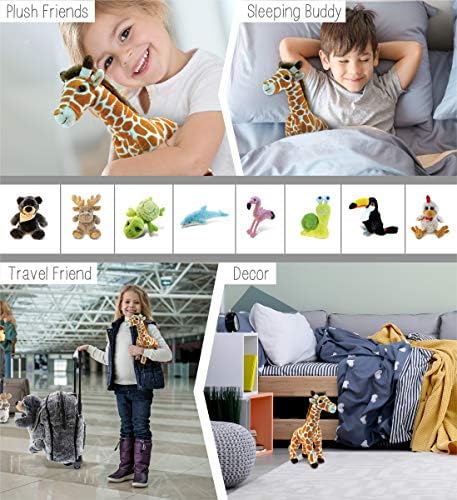 DolliBu Plush Giraffe Toy - Soft Huggable 125 Inch