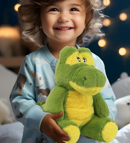 DolliBu Alligator Plush Toy 9 Inches Eco-Friendly Stuffed Animal