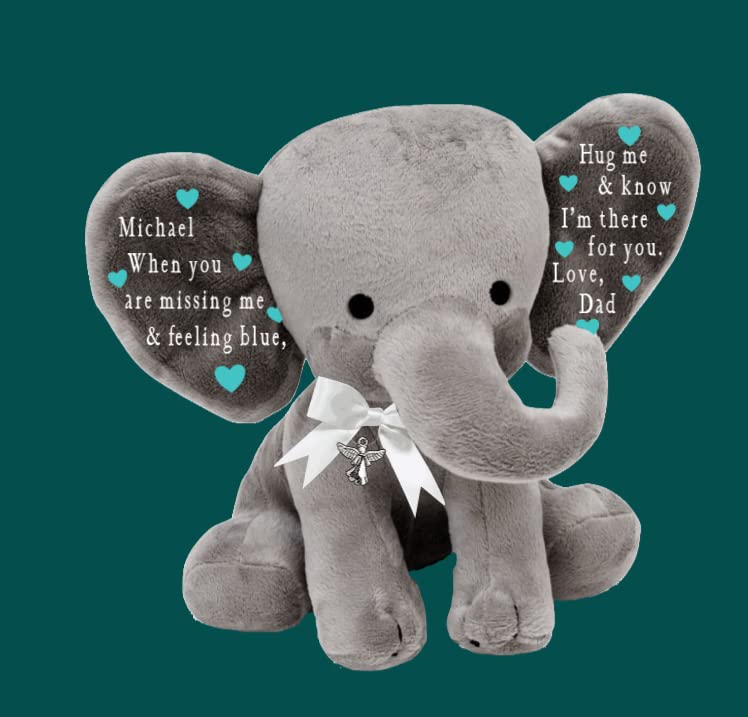 Personalized Plush Elephant Comfort Gift for Child