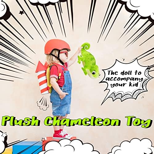 Zhanmai Chameleon Plush Doll Green 118 Inches