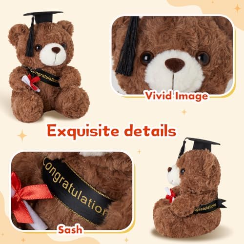 Athoinsu 9 Graduation Bear with Black Cap