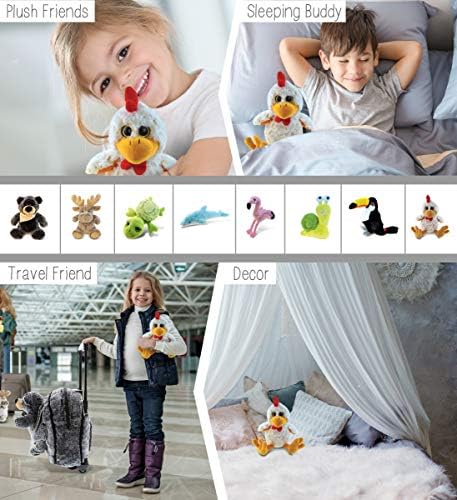 Puzzled DulliBu Plush Rooster - Soft Huggable 9 Inch Toy