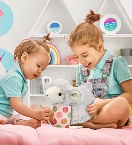 DolliBu White Sheep Plush Toy - 115 Inches