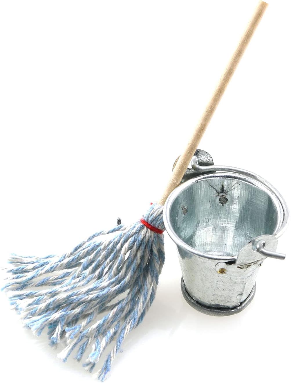 TAODAN Mini Floor Mop with Galvanized Bucket 112 Scale 1