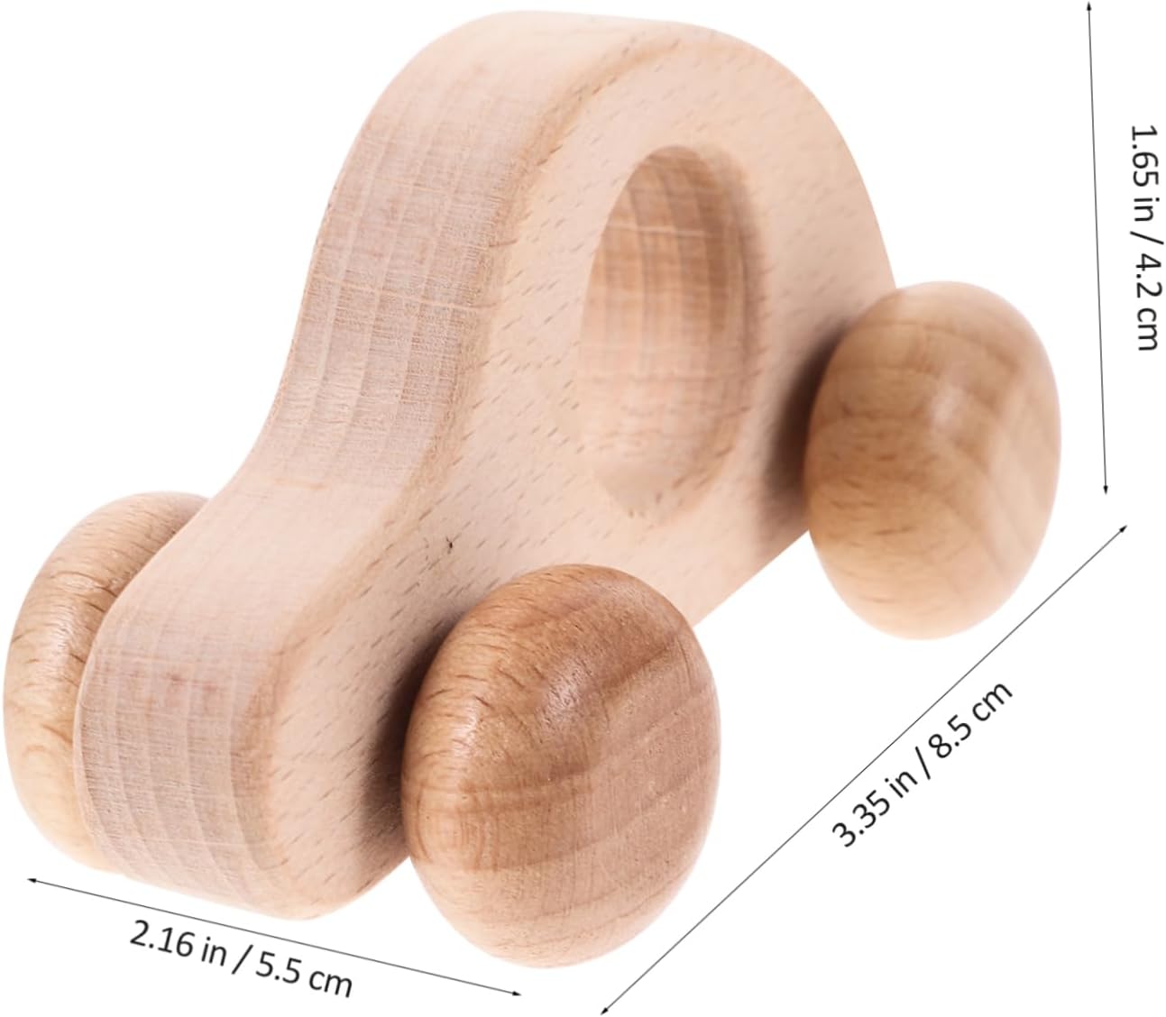 Yardwe Wooden Push Car for Infant Grasping Toy 1