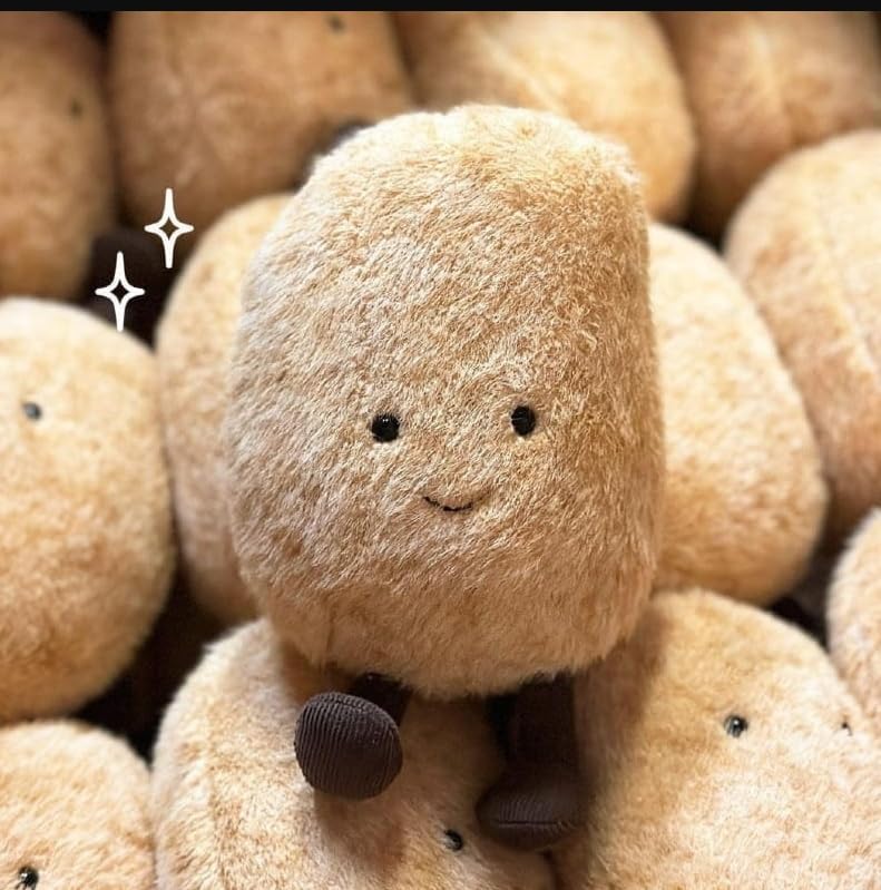 Cute Potato Plush Toy 6 Inch Soft Stuffed Doll