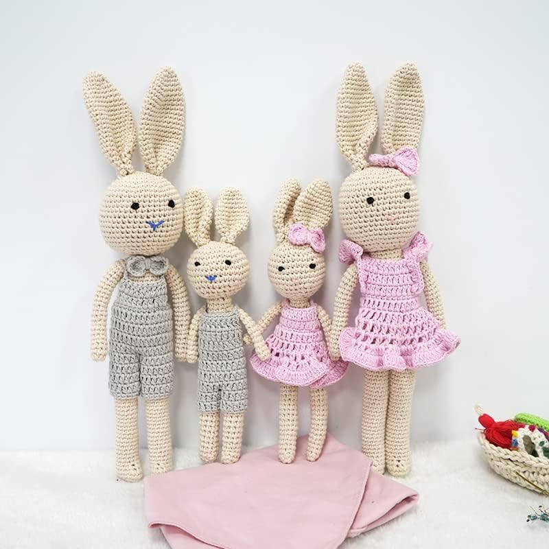 KawaiOnO Bunny Family Handmade Plushie Doll
