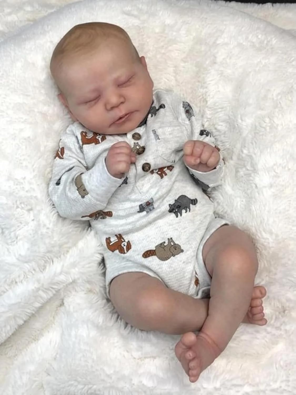 KOKOMANDY 19 Inch Reborn Baby Doll Boy Realistic Handmade
