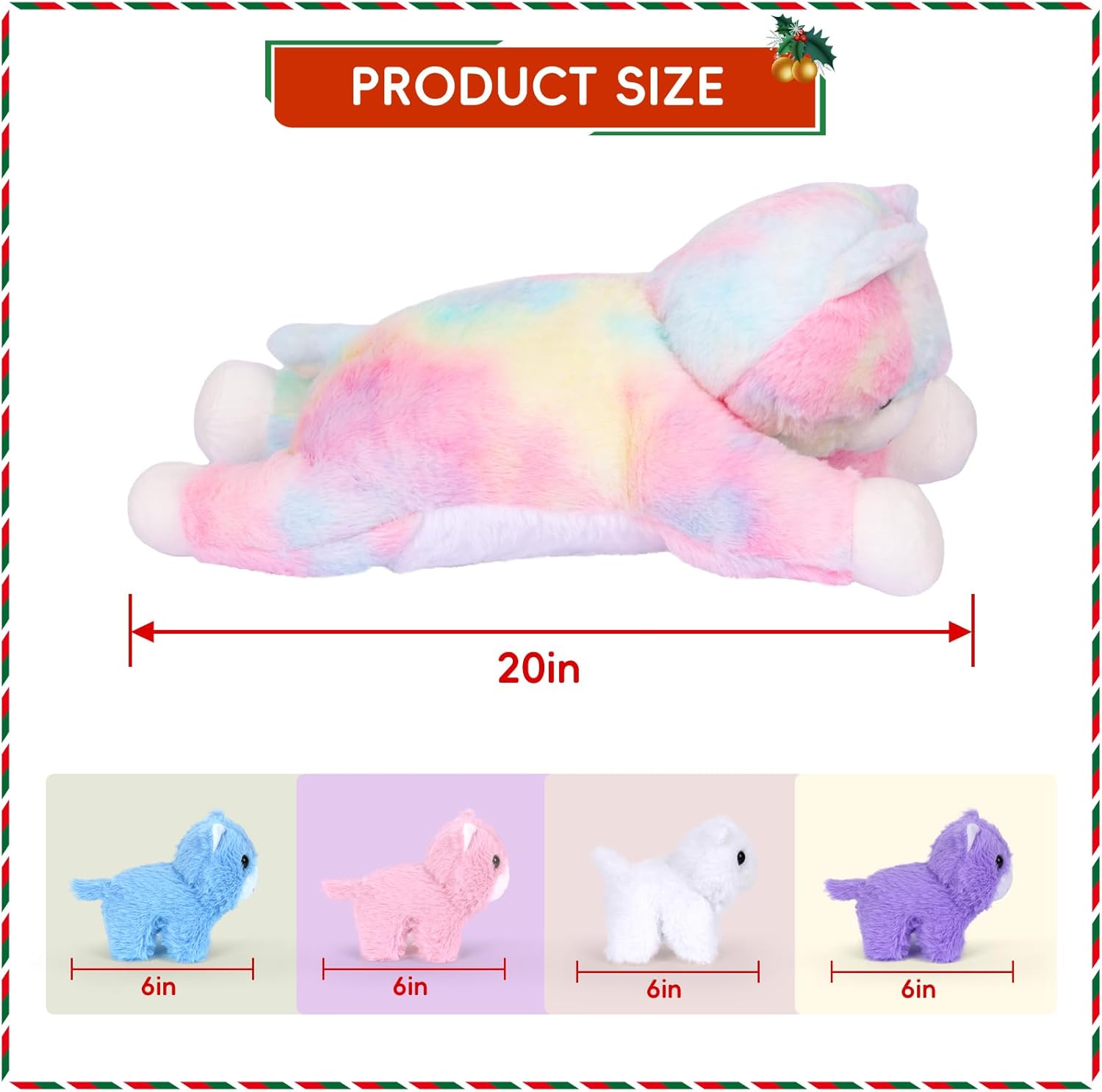 PLYFOU 5-Piece Cat Plush Set for Kids