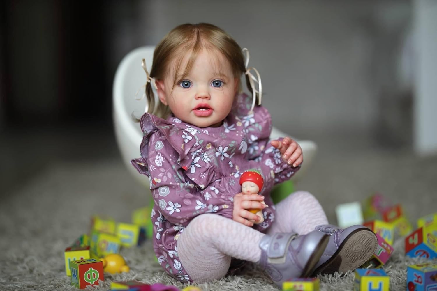 Angelbaby 24 Inch Lifelike Toddler Girl Doll
