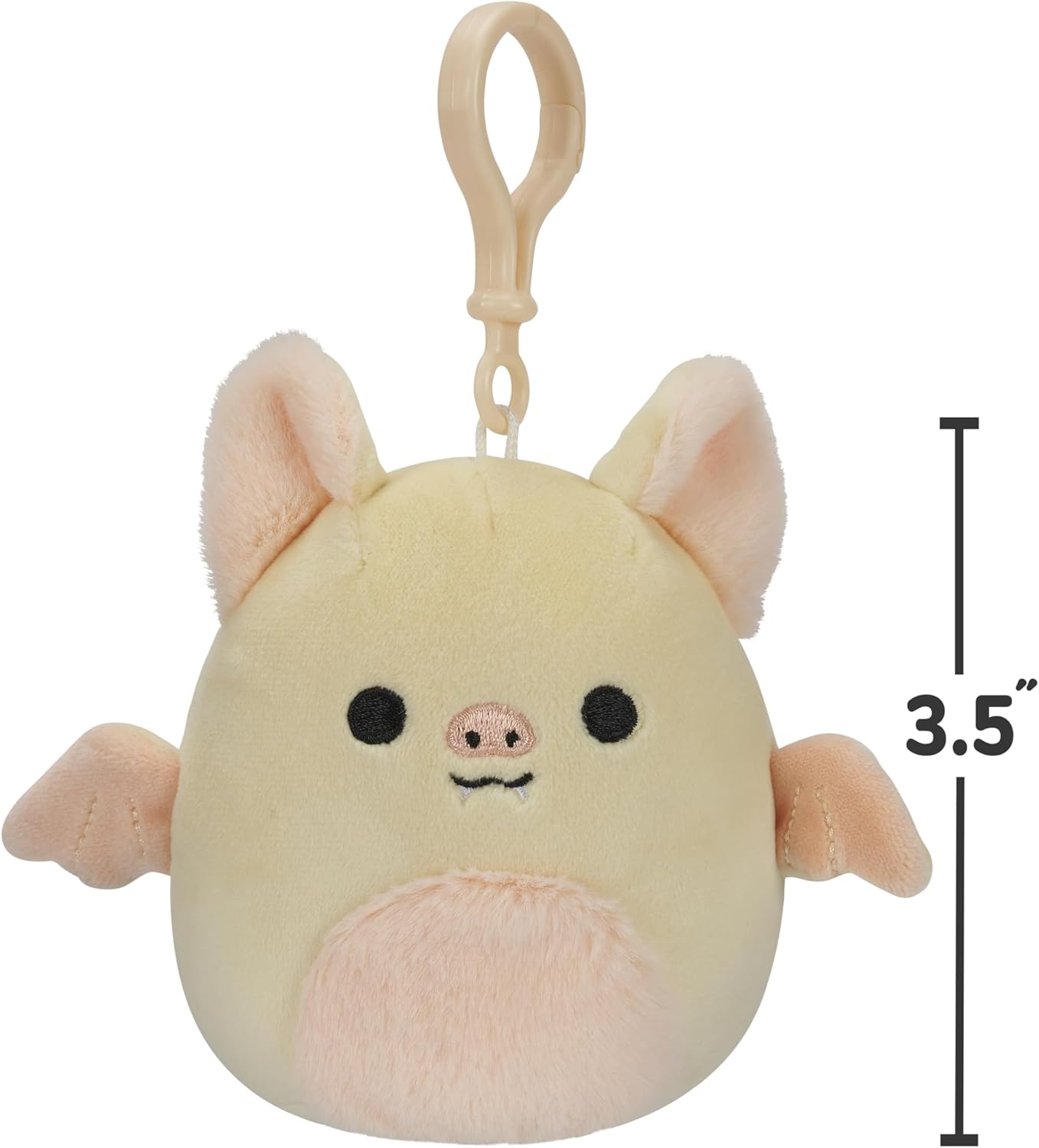 Squishmallows 35 Clip-On Meghan The Bat Yellow 1