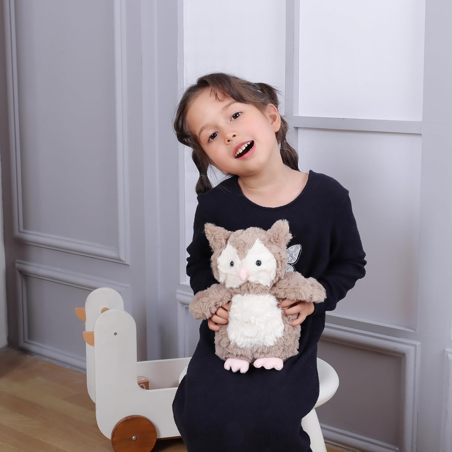 Apricot Lamb Brown Owl Stuffed Animal 95 Inches