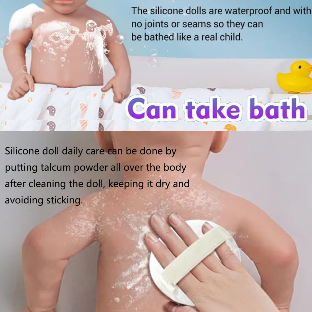 15 Inch Soft Silicone Baby Girl Doll - Lifelike Toy for Kids