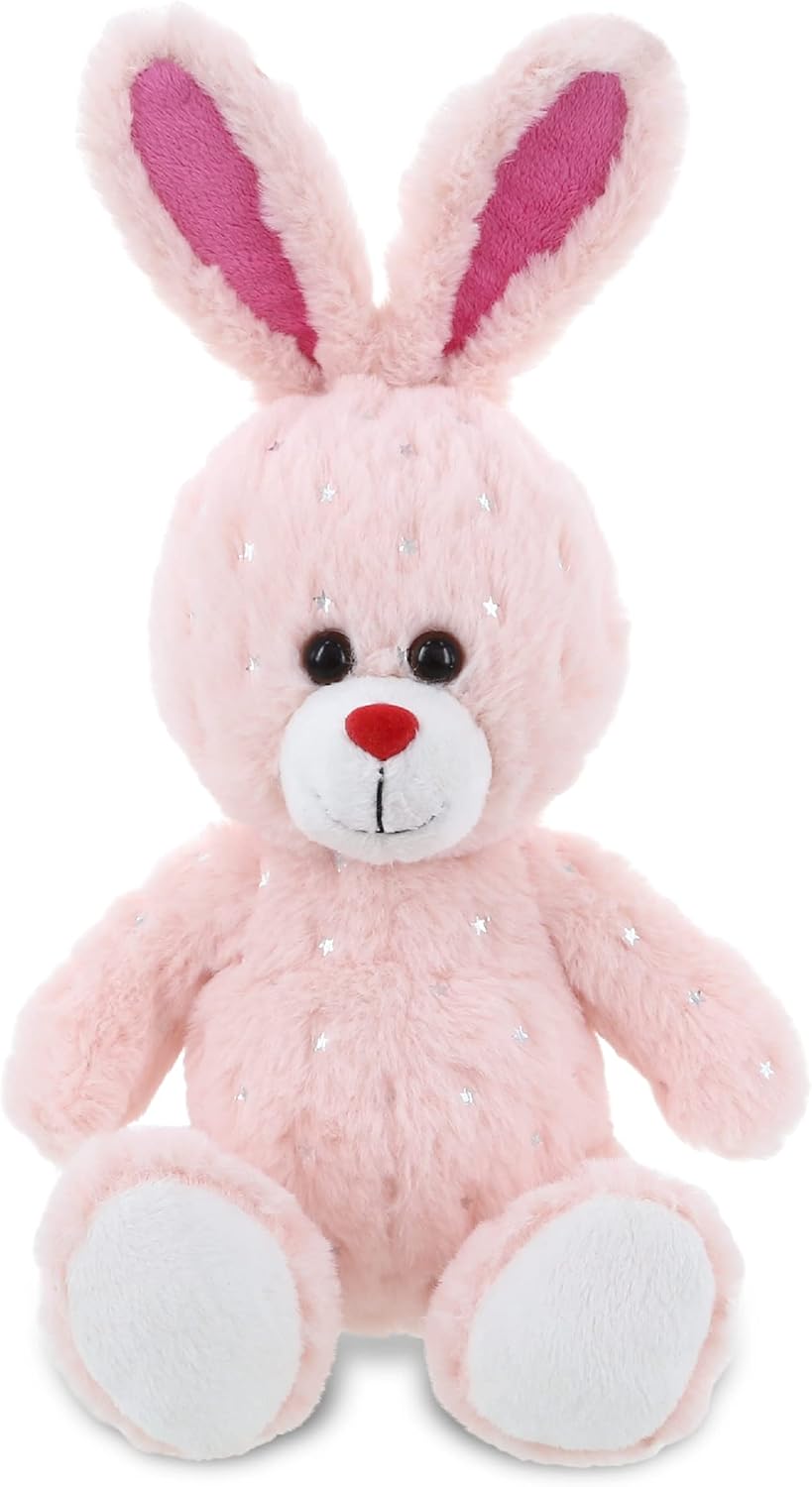 DolliBu Rose Gold Bunny Plush Toy 8 Inches