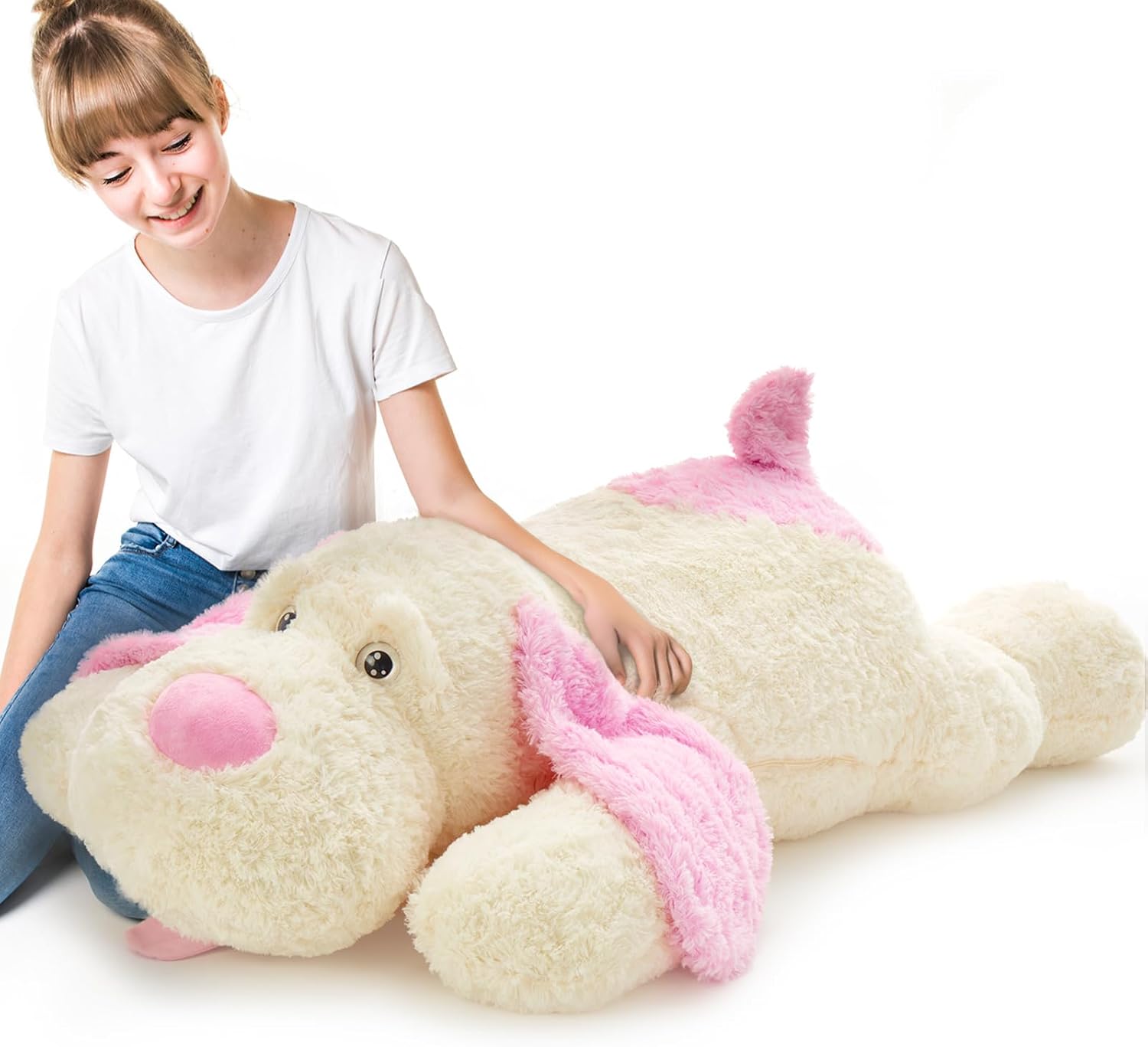 MaoGoLan Giant Stuffed Puppy Dog Plush Pillow Toy