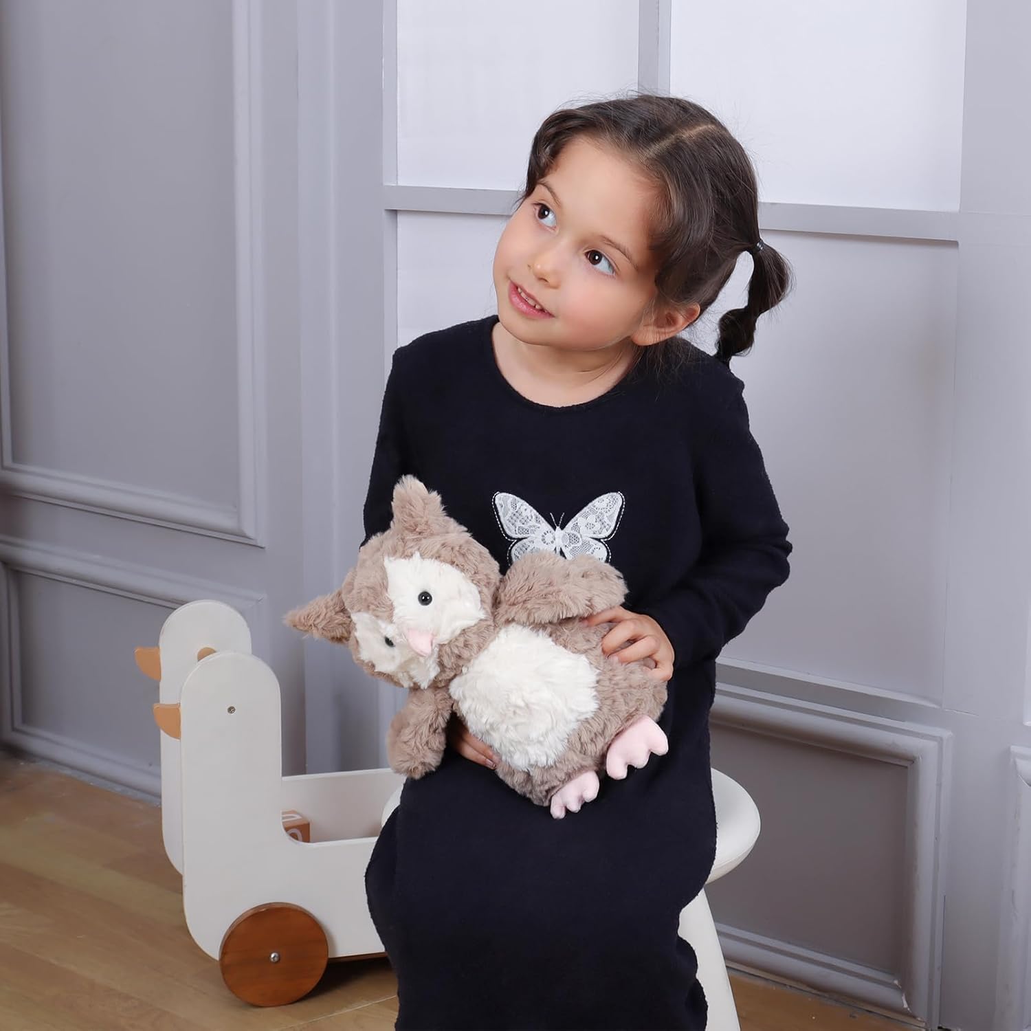 Apricot Lamb Brown Owl Stuffed Animal 95 Inches