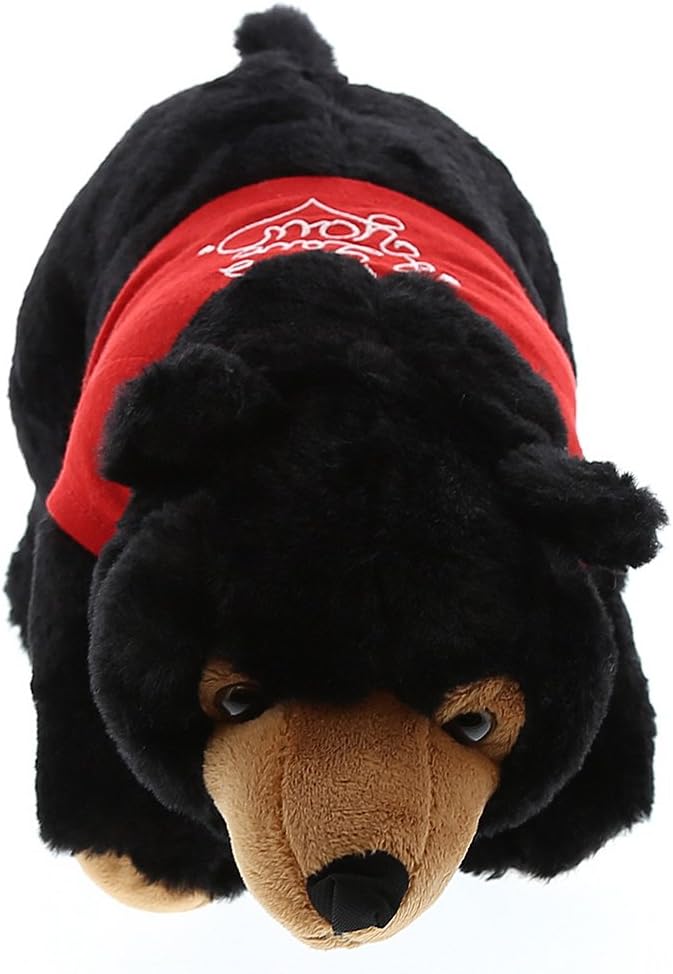 DolliBu I Love You Valentine Plush Black Bear - 16 Inches